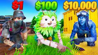 $1 vs $10,000 Fortnite Biome! screenshot 5