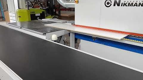 NikMann 2RTF edgebanders with return conveyor from Europe.