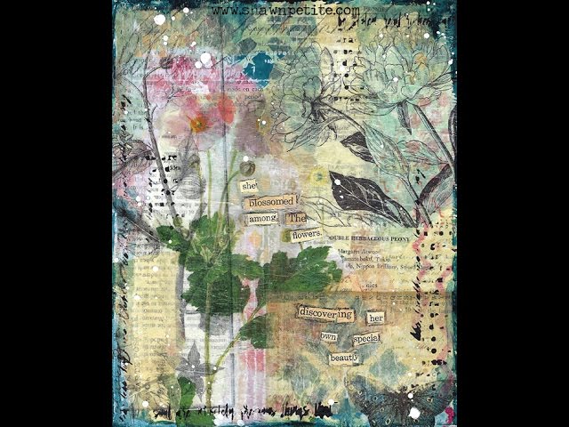 gesso and modeling paste for texture Sunday inspiration 9-9-18 - Shawn  Petite
