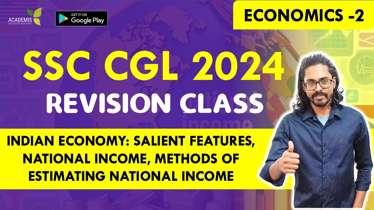 SSC CGL 2024 - STUDY PLAN - Revision Class - ECONOMICS - 2 - YouTube