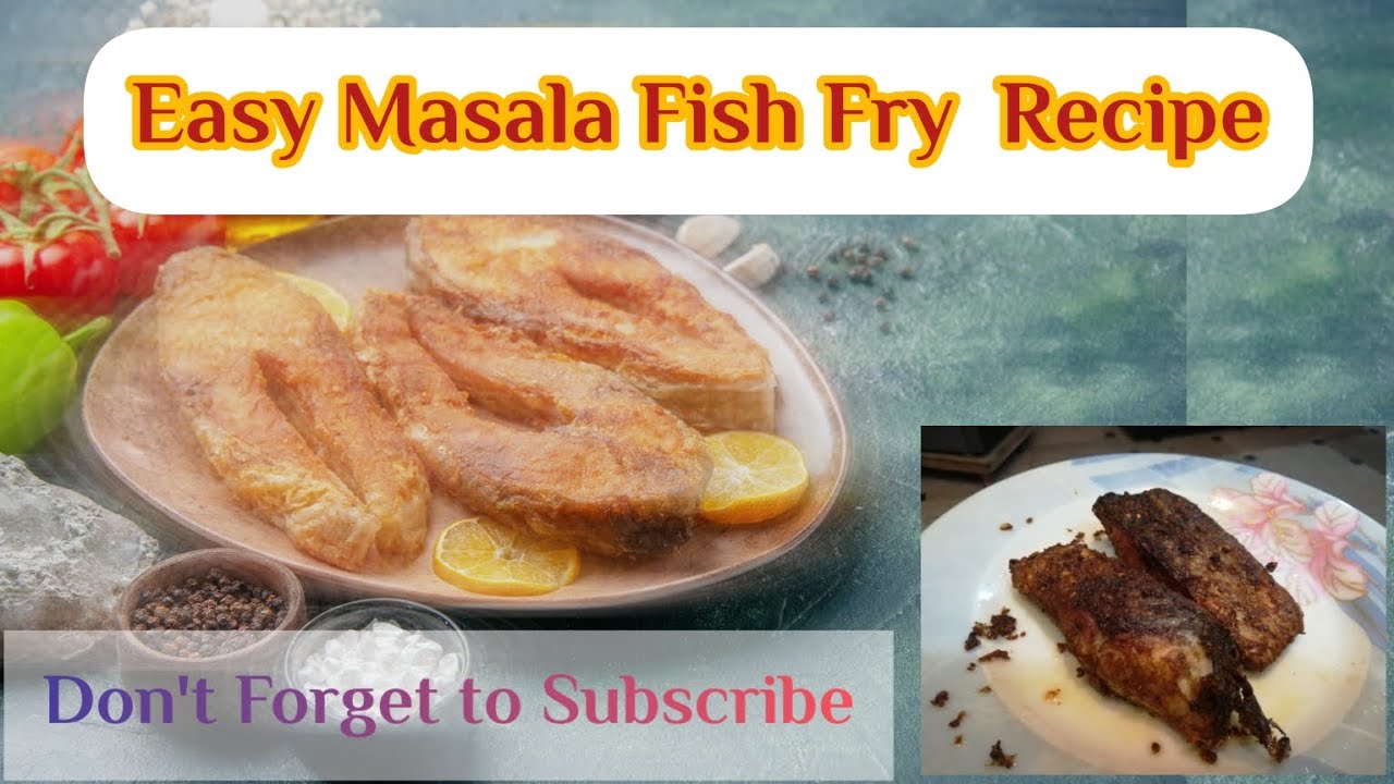 Cooking Vlog #4 | Easy Masla Fish Fry Recipe 