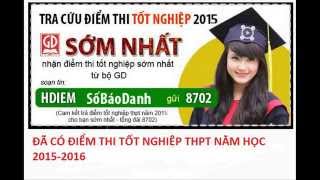 ĐIỂM THI TỐT NGHIỆP THPT QUỐC GIA CỤM THI ĐH SƯ PHẠM KỸ THUẬT TPHCM năm 2015