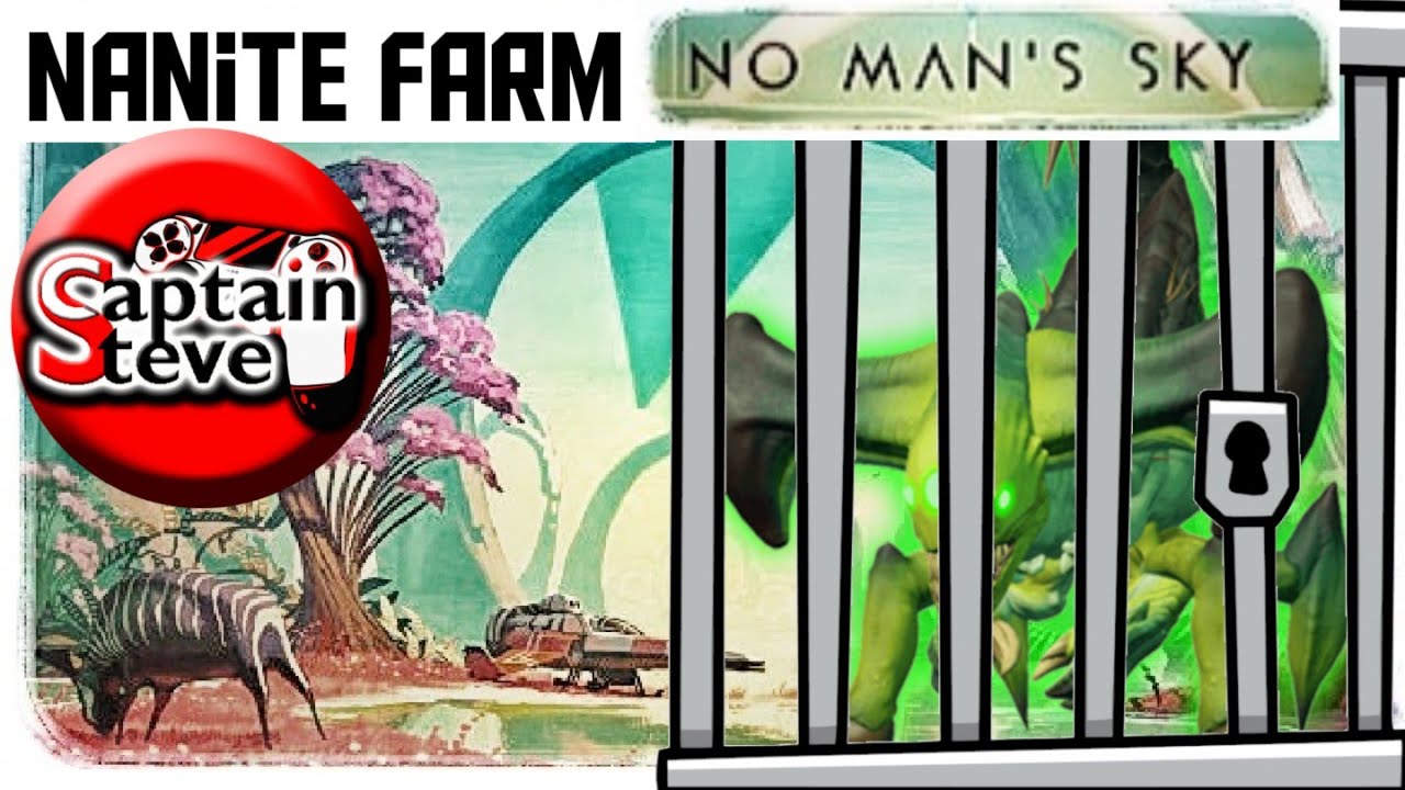 Nanite Farm Base Build | No Man's Sky Captain Steve | Biological Horror