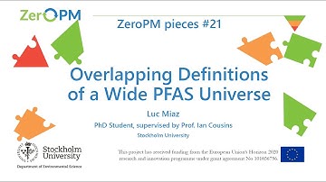 ZeroPM pieces #21: Overlapping Definitions of a Wide PFAS Universe