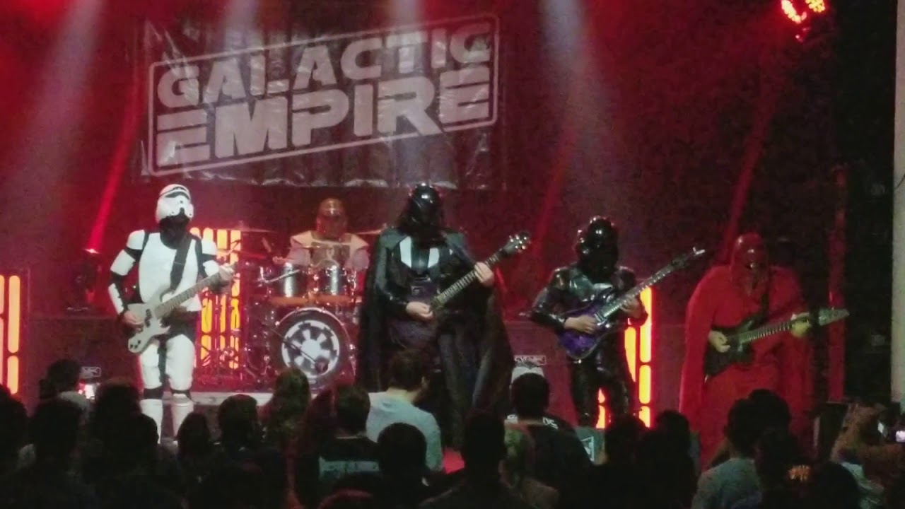 Galactic Empire - Star Wars Main Title (Live) Raleigh, NC 7-14-17 - YouTube