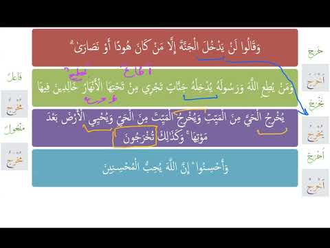 Arabic Grammar Revision 063 Bab If’aal Majhool Amar  باب افعال   مجہول ۔ امر