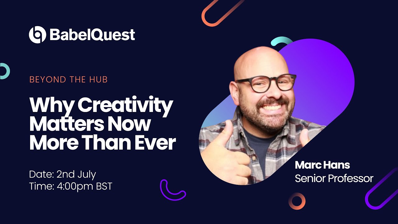 Why Creativity Matters Now More Than Ever w/ Marc Hans - YouTube