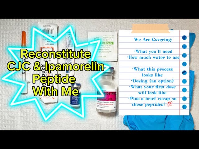 ipamorelin reconstitution instructions How to Reconstitute Peptides with Bacteriostatic Water: A Step-by-Step –  NutriMax Performance main image 0
