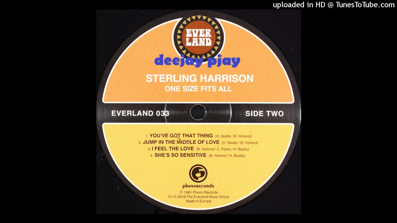 Sterling Harrison - I Feel The Love