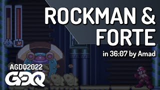 Rockman & Forte by Amad in 36:07 - AGDQ 2022 Online