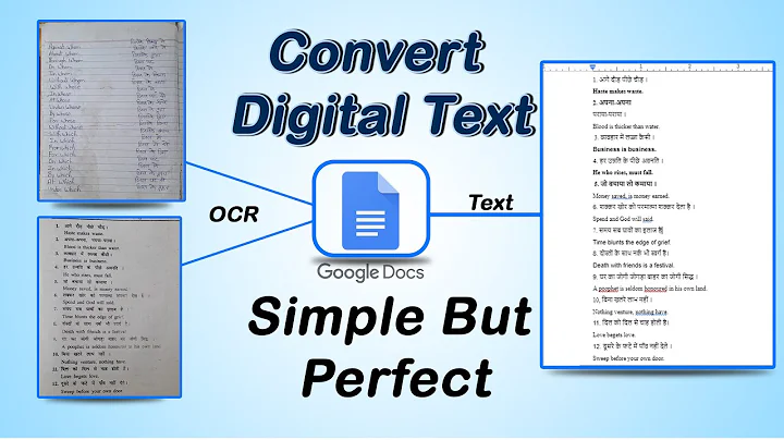 Image to text converter Google Docs || How do I convert an image to text? || Extract text from image