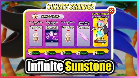 [🌴SUMMER] Sonic Speed Simulator Script - Infinite Sunstone