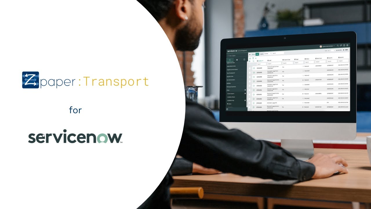 Zpaper zPaper Transport for Servicenow 3 min Product Walkthrough - YouTube