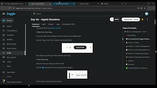 Agent Sessions Explained (Tamil) - Google AI Agents Course 3a Assignment Solution
