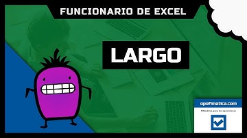 📗 Cómo se utiliza la función largo en Excel? ▶ Lista de funciones Curso Excel básico
