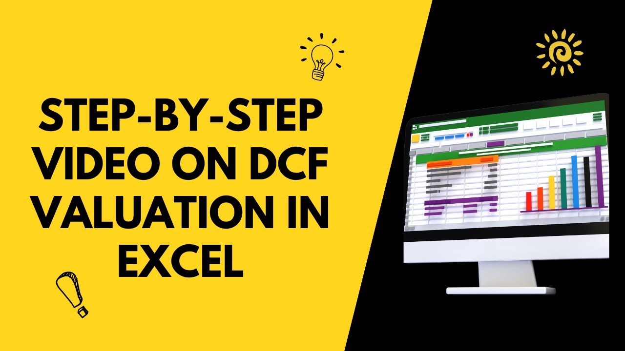 DCF, Discounted Cash Flow Valuation in Excel Video In Business Valuation Template Xls