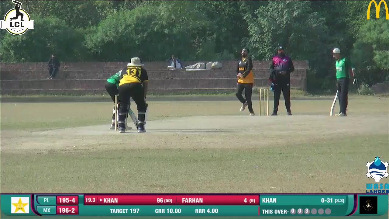LCL-31 SATURDAY(B) MATCH#12 MAIDAAN XI  🆚 PAK LITE