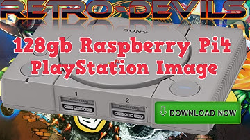 128gb Raspberry Pi 4 PlayStation ONLY Image from The Retro Devils - 100% Free Download - PSX Gaming