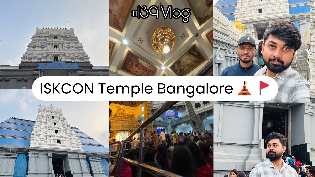 ISKCON Temple Bangalore | ISKCON Temple Vlog | Bengaluru | Ravi Gupta Vlogs 