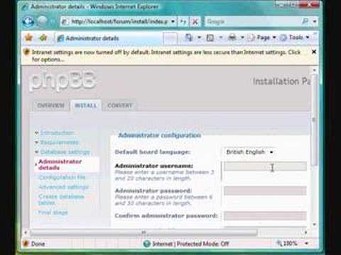 WAMP + phpBB Forum Software Part 2