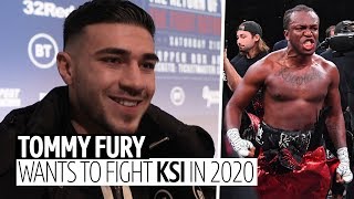 "I want to fight KSI in 2020!" Tommy Fury challenges KSI to take on a professional boxer