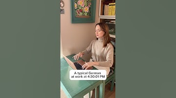 A typical German at work at 4:30:01 PM#germanytourism #germanygirl #russians #german #germany