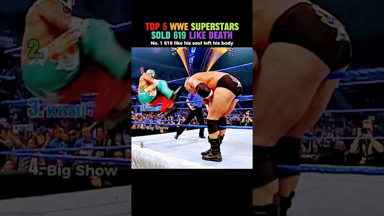 Top 5 WWE Superstars Who Sold Mysterio’s 619 Like DEATH 💀 #wwe #wweshorts