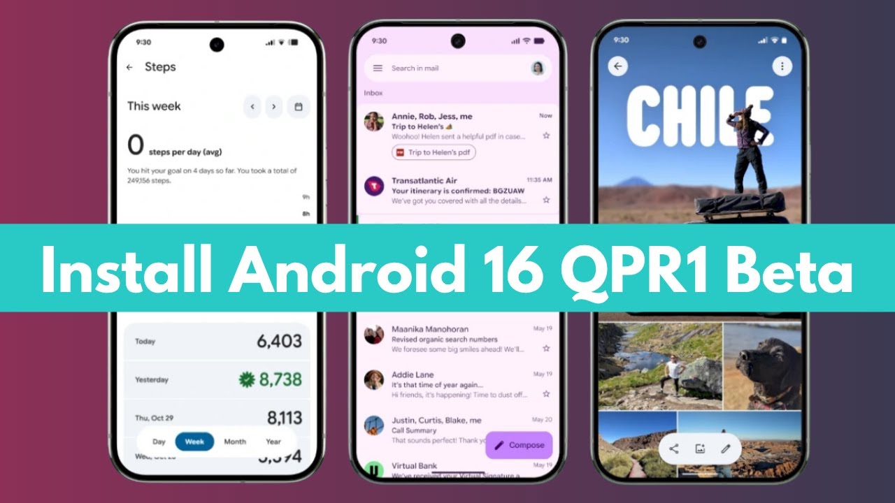 How to install Android 16 QPR1 Beta and try Material 3 redesign? - YouTube