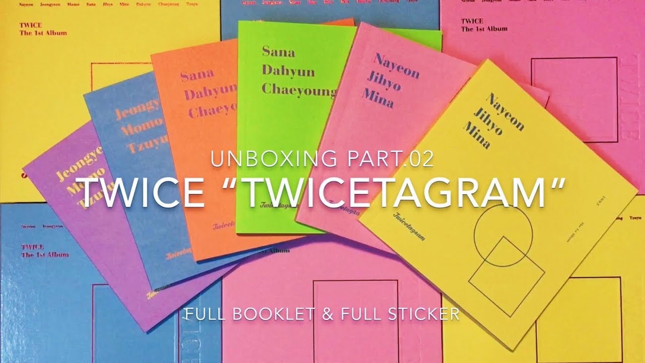 Unboxing Part 2 Twice Twicetagram 1st Album Ver A B C Part 02 Youtube