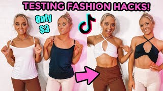 TESTING VIRAL TIK TOK FASHION HACKS!