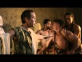 Spartacus Ep 3 #1- Spartacus aggredisce Crixus per aggiudicarsi l'arena