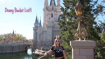 My DCP Bucket List!