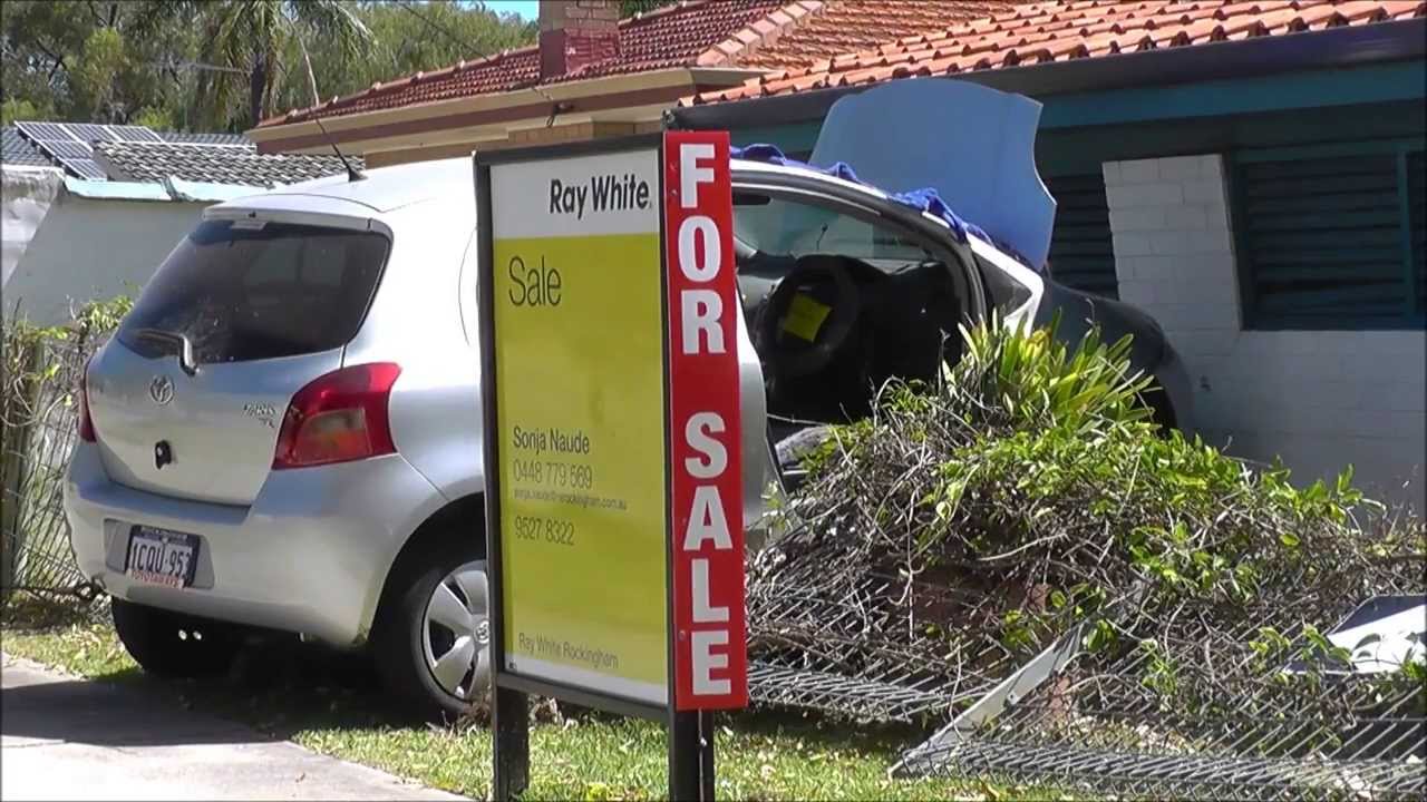 Car v's Car v's House in Rockingham YouTube