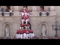 Catalan Castell Human Towers in Barcelona, Catalonia, Spain