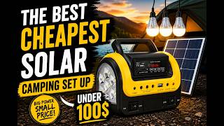 Is this the easiest cheapest solar set up Testing all inclusive affordable solar cabin set up