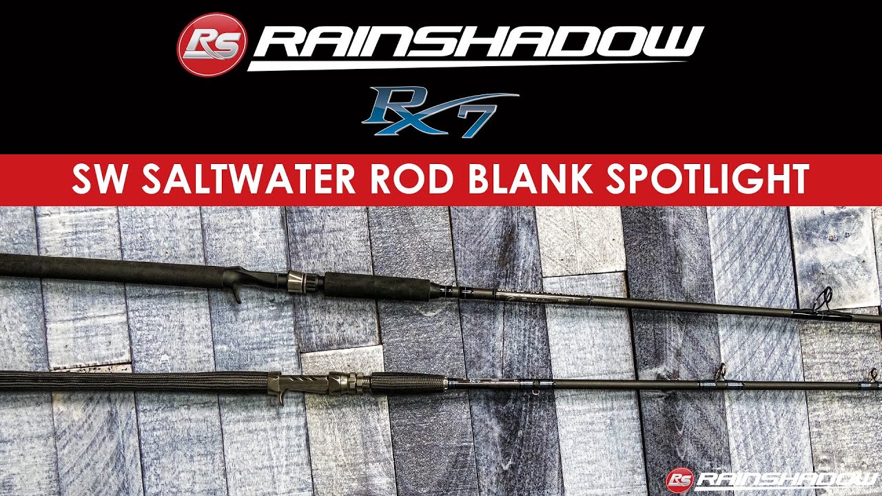 New 2020 Rainshadow RX7 Graphite Saltwater Rod Blanks 