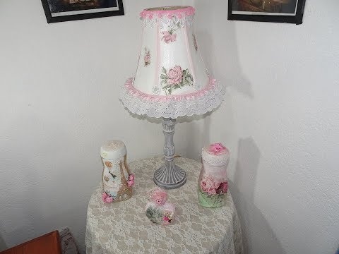 Video: Lámpara De Mesa Shabby Chic