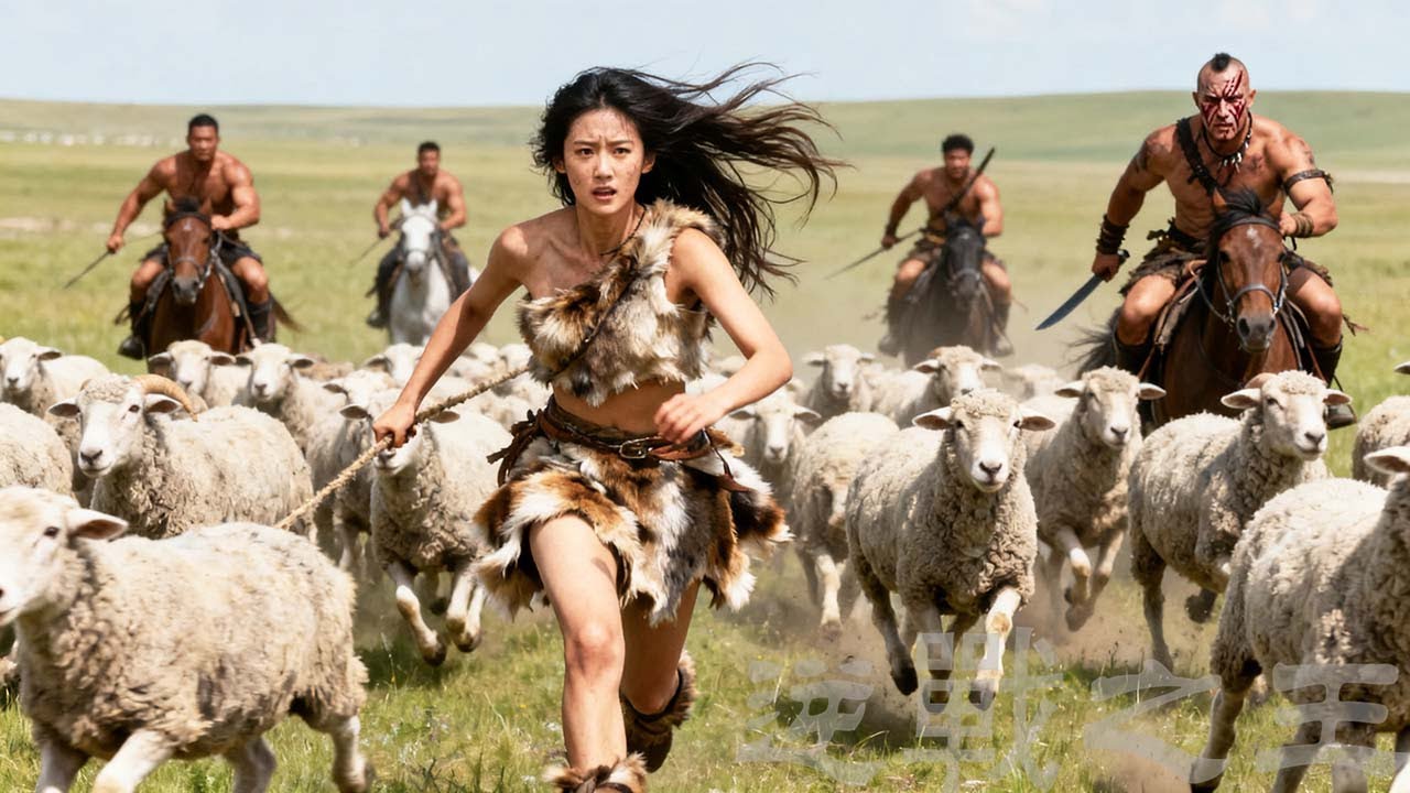 惡霸圍堵趕羊姑娘，沒想到她身後全是功夫高手，秒殺惡霸 🔥 抗日 | Kung Fu