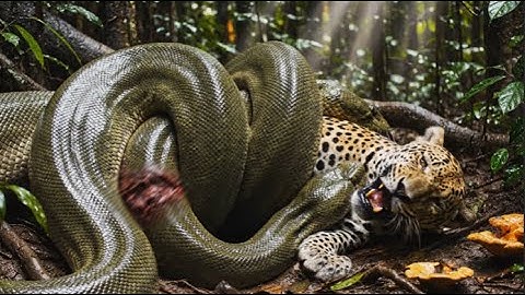 The wild Amazon forest | the survival battle of jaguars and giant pythons #wildlife