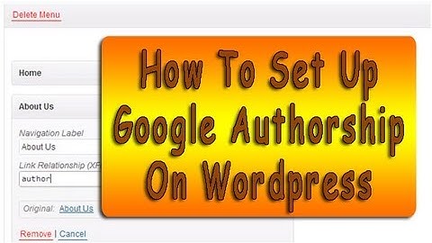 How To Set Up Google Authorship On A Wordpress Blog Without A Plugin