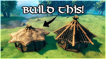 Valheim: How To Build a Pointy Round Roof! [Step By Step Guide]