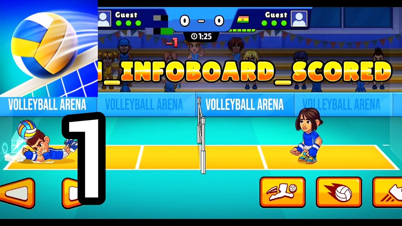 Volleyball Arena GamePlay walkthrough Part1 (Android) YouTube