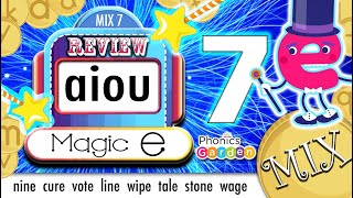 Magic E | Mix 7 | Slot Machine Spelling | Phonics Garden
