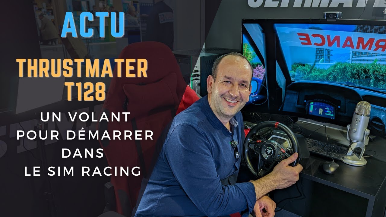 Volant De Course Thrustmaster T128 - Compatible PS4/PS5 - Occasion En état De Marche