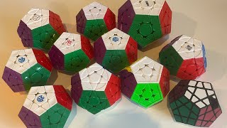 Megaminx example solves on all of my megas‼️‼️‼️