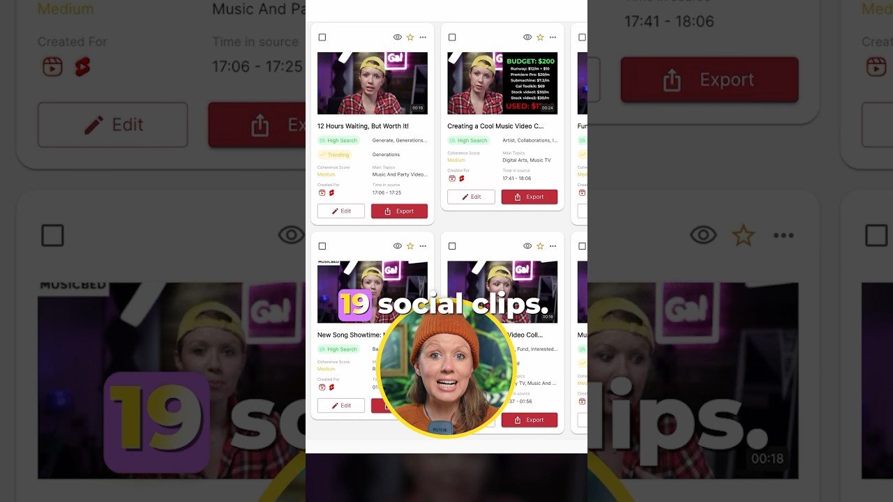 Long Form Videos into Short Clips with Ai