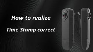 How to correct the time stamp - A18 Mini Body Camera #amazon #body camera screenshot 5