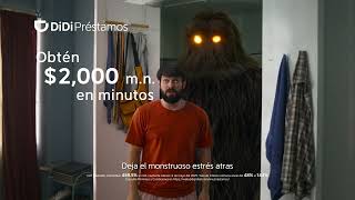 Deja el monstruoso estrés atrás con DiDi Préstamos y obtén desde $200 hasta $46,800 pesos.