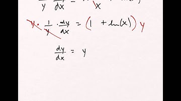 Logarithmic Differentiation Part 1