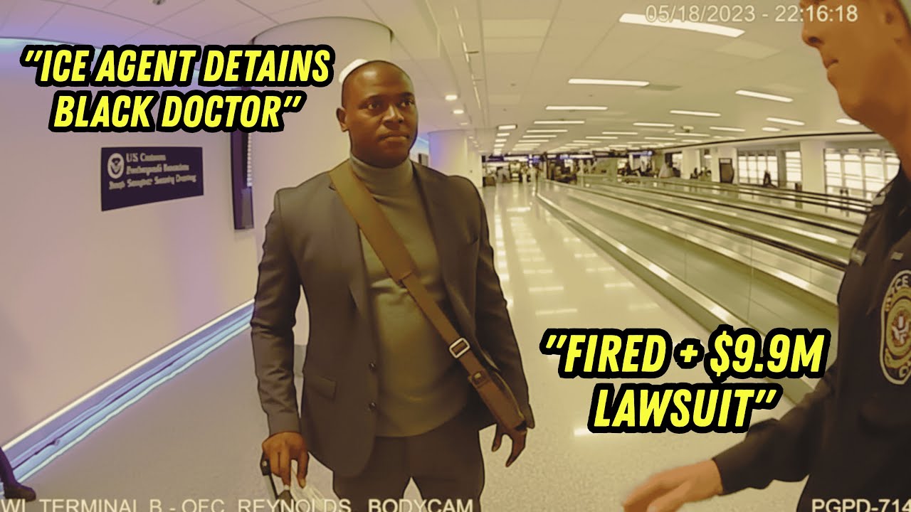 ICE Agents Detain Black Doctor At Airport — He's Surgeon General's Brother, $12 4M Lawsuit